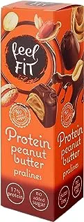 Feel Fit Peanut Butter Protein Pralines, 33G (Pack Of 24)