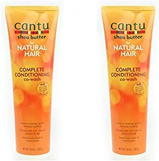 Cantu Natural Hair Complete Conditioning Co-Wash 10Oz Tube (2 Pack)