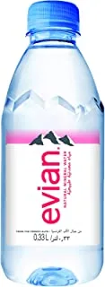 Evian Natural Mineral Water, 1 X 330 ml - Pack of 1