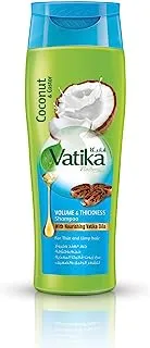 Vatika Naturals Volume & Thickness Shampoo 400ml | Enriched with Coconut & Castor Extracts | For Thin & Limp Hair | With Nourishing Vatika Oils |