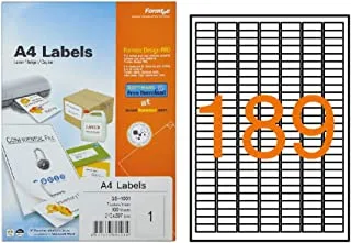 Formtec Label18900 25X10 Pkt=100Sht, Ft-Gs-1189