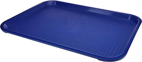 Sunnex Polypropylene Fast Food Tray 81240L, 41.5 x 31 cm, Dark Blue