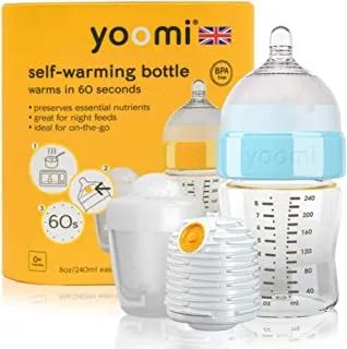 Yoomi 8 Oz Feeding Bottle And Warmer And Slow Flow Teatandpod