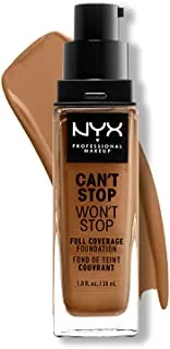 NYX Professional Makeup, Can'T Stop Won'T Stop Full Coverage Foundation - Almond 15.3