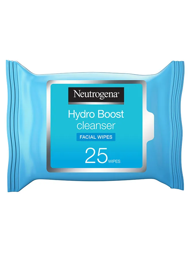 Neutrogena Neutrogena Makeup Remover Face Wipes, Hydro Boost Cleansing, Pack Of 25 Wipes