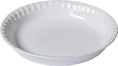 Pyrex Supreme Ceramic Pie Dish 25Cm (257246) Porcelain Baking Dish,Serving Dish, Pie Plate