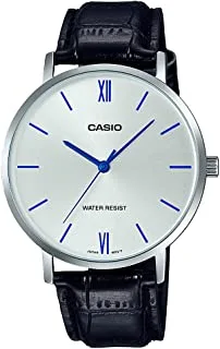Casio Men's Quartz Watch, Analog Display and Leather Strap MTP-VT01L-7B1UDF