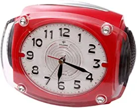 ساعة منبه من Dojana ، DA150 - أحمر - أبيض