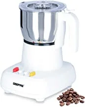 Geepas Coffee Grinder - 600W Electric Grinder - Stainless Steel Blades for Coffee Beans, Spices & Dried Nuts Grinding - 300ML Capacity Mill with Transparent Lid