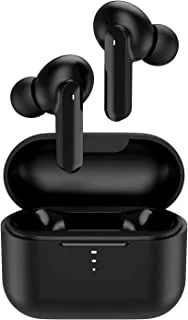 QCY T10 TWS سماعات بلوتوث 5.0 رياضية سماعات أذن لاسلكية داخل الأذن لهواتف iPhone ومقاومة للماء وميكروفون ، أسود