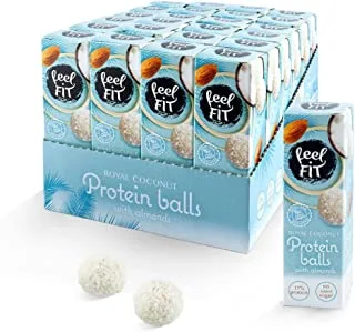 Feel Fit Coconut Almond Protein Wafer Balls, 27G (Pack Of 24)