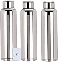 Kuber Industriestm Stainless Steel Water Bottle 1000 Ml (Silver)