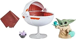 Star Wars The Bounty Collection Grogu’S Hover-Pram Pack The Child Collectible 2.25-Inch-Scale Figure With Accessories, Kids Ages 4 And Up,Multi-Colored,Standard,F2854