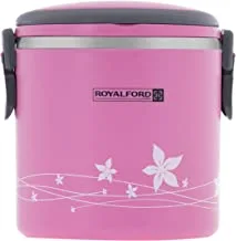 Royalford Stainless Steel Lunch Box 1.8L Pink, Multi