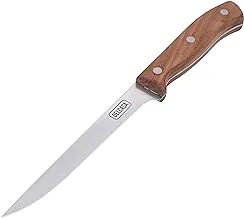 سكين بونينج 6 بوصات ، من الفولاذ المقاوم للصدأ ، Dc2073 | مقبض من خشب الجوز | شفرة حادة | مقاومة للبشرة | متينة وقوية | سكين لقطع الخضار واللحوم والفواكه والمزيد