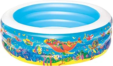 حوض سباحة قابل للنفخ برسومات من بيست واي ، مقاس 196 × 56 سم