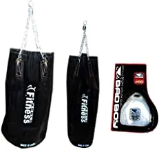 Fitness World Empty Sand Bag Boxing, Size 60 cm With Fitness World Empty Sand Bag Boxing, Size 120 cm With Fitness World Boxing Protection Helmet