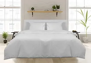 Hotel Linen Klub Single Duvet Cover 1Pc, 100% Cotton 250Tc Dobby Box Sateen, Size: 165X225Cm, Off- White