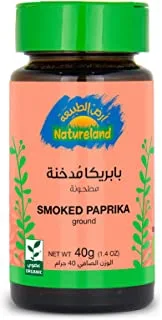 Natureland Smoked Paprika Ground, 40 g, Orange