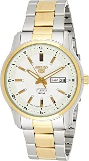 Seiko Men's Automatic Watch With Analog Display And Stainless Steel Strap Snkp14J1