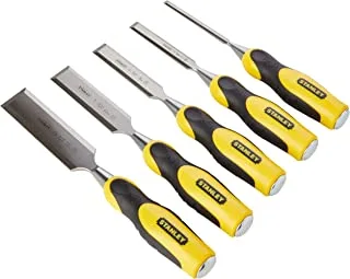 Stanley 216885 Dynagrip Chisel With Strike Cap Set (5 Pieces)