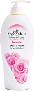 EnchantEUr Satin Smooth- Romantic Lotion With Aloe Vera & Olive Butter For Satin Smooth Skin, For All Skin Types, 500 Ml