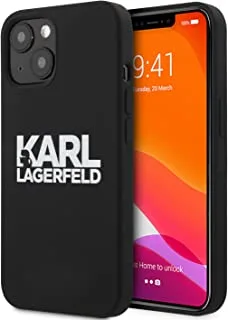 CG MOBILE Karl Lagerfeld Liquid Silicone Case Stack Logo For Iphone 13 (6.1