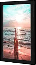 LOWHA LWHPWVP4B-1296 Seashore Wall art wooden frame Black color 23x33cm By LOWHA