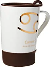 Shallow Zodiac Sign Cancer Everyday Mug with Lid PZD-CAN-JZ127N