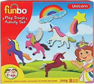 Funbo Play Dough Activity set Unicorn 200g+molds