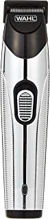 Wahl SilverTrim Cord/Cordless Trimmer, Rechargeable Beard Trimmer, Precision Cutting, Bonus Accessory Stand, Silver, 09891-027