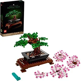 LEGO Icons Bonsai Tree 10281 Building Blocks Toy Set; Flowers Botanical Collection (878 Pieces)