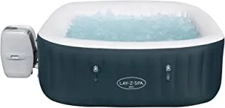 Bestway Lay-Z-Spa Jacuzzi Ibiza AirJet 180 سم × 180 سم × 66 سم ، رمادي