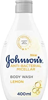 Johnson's Body Wash, Anti-Bacterial Micellar, Lemon, 400 ml