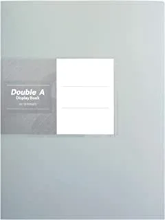 DOUBLE A Display Book 20 Pockets Grey, CH06307