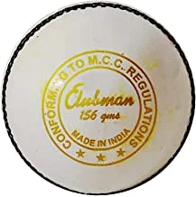 كرة الكريكيت الجلدية من جي إم كلوبمان (أبيض)