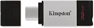 كينجستون 32 جيجا USB-C 3.2 الجيل الأول داتا ترافيلير 80 ، أسود ، DT80 / 32 جيجا بايت
