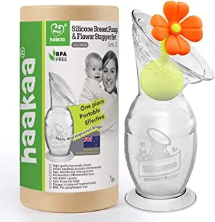 Haakaa Breast Pump Manual With Stopper 4Oz/100Ml