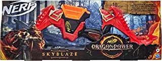 Nerf DragonPower Skyblaze Dart Bow, Inspired by Dungeons and Dragons, Dragon Bow Action, 10 Official Nerf Elite Darts, 5 Dart Storage, multicolour, F0809EU4