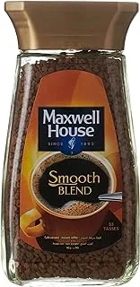 MAXWELL House smooth blend, Instant coffee, Jar of 95g, - Pack of 1
