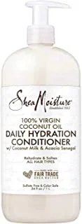 Shea Moisture 100% Virgin Coconut Oil Daily Hydration Conditioner, 13Oz
