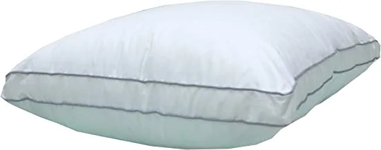 Soft Comfort 233TC وسادة قطن مضادة للأسفل أنابيب مزدوجة 50 × 75 + 4 سم أبيض
