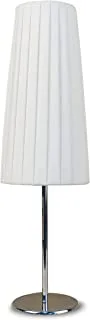Table Lamp Simple Designs E27/1 X 40 Watt Fabric Strip, Reading Bedside Lamps Ideal for Bedroom, Office C500972-1 Circular