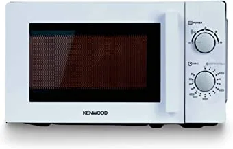 Kenwood Microwave, 700W, 20L, Grill, 5 Power Levels, Defrost Function, 35 Minutes Timer, MWM20.000WH, White