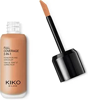 Kiko milano full coverage 2-in-1 foundation & concealer 12 face foundations, neutral 80, 106 ml