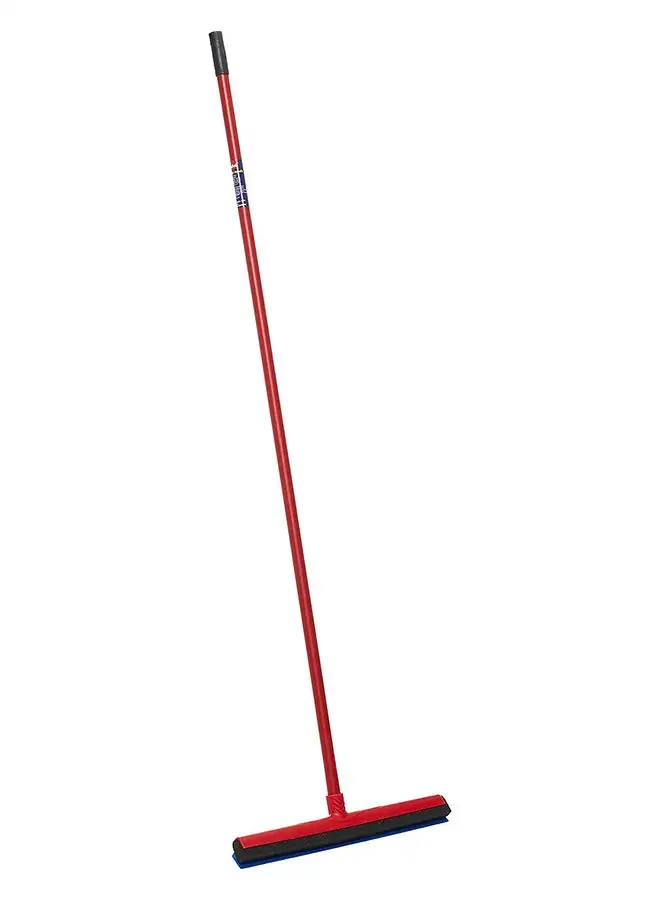 Vileda Wipe & Dry Floor Mop Stick Triple Lip Rubber Red/Blue 42cm
