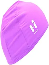 Hirmoz Adult Spandex Fabric Swim Cap For Unisex, Purple, 12yrs+, H-LC4604 PU