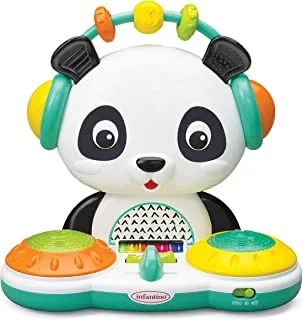 Infantino Spin & Slide Dj Panda Baby Activity , Learning & Developing Toys, Multicolor, Spin & Slide Dj Panda, 212017, Large