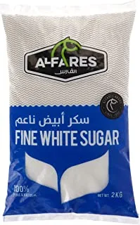 Al Fares Sugar, 2Kg - Pack Of 1