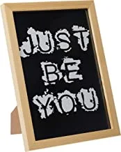 LOWHA just be you. Wall Art with Pan Wood framed Ready to hang for home, bed room, office living room Home decor hand made wooden color 23 x 33cm By LOWHA